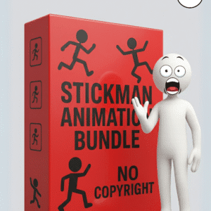 Stickman Animation Bundle– 2000+ 2d & 3d Animations for Creators