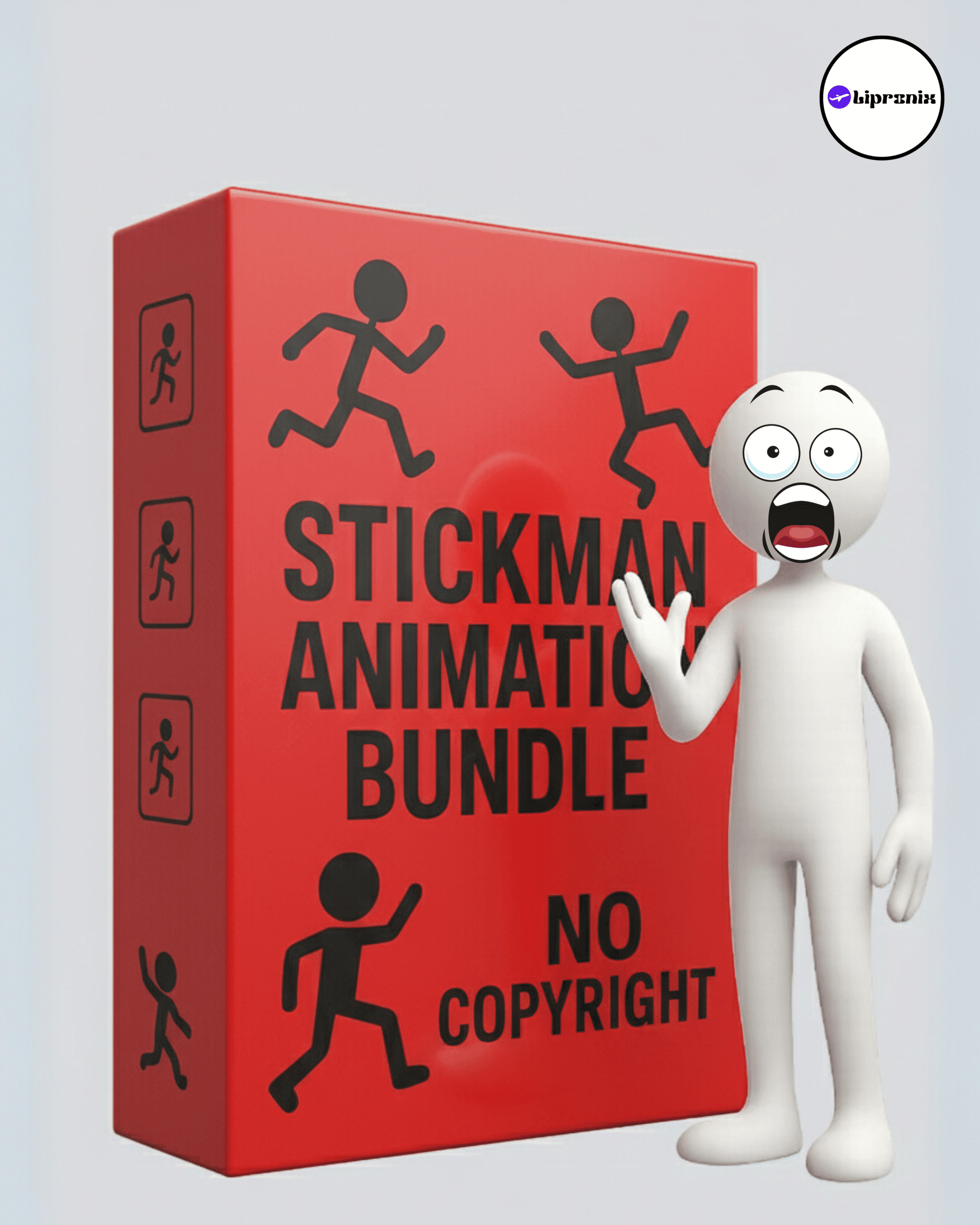 Stickman Animation Bundle– 2000+ 2d & 3d Animations for Creators